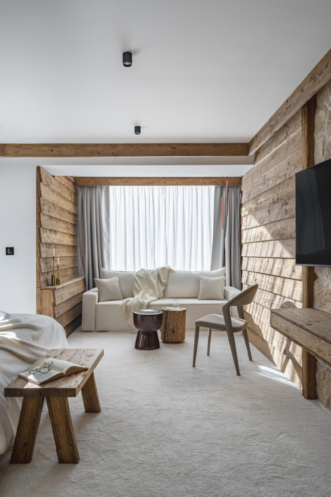 Екстериор в Flora Boutique Hotel – зимен изглед · планинска атмосфера