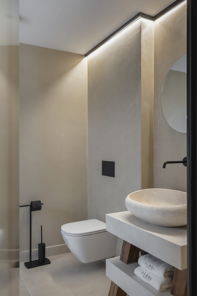 Екстериор в Flora Boutique Hotel – зимен изглед · планинска атмосфера