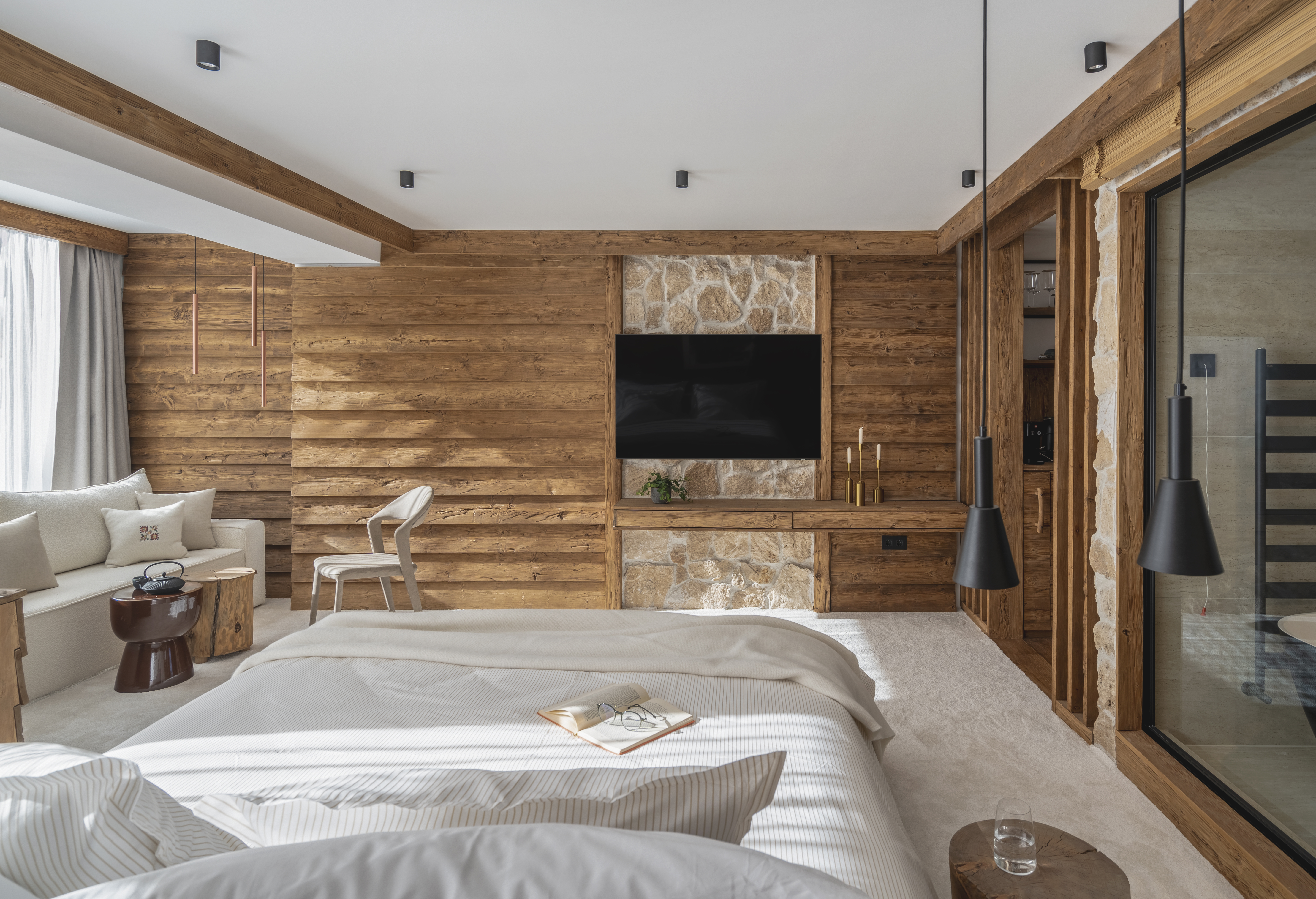 Екстериор в Flora Boutique Hotel – зимен изглед · планинска атмосфера