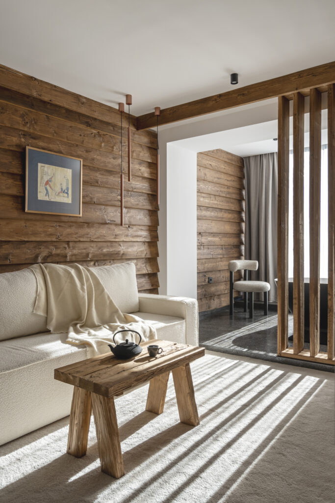 Екстериор в Flora Boutique Hotel – зимен изглед · планинска атмосфера
