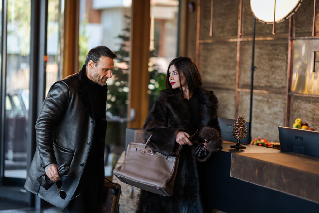 Екстериор в Flora Boutique Hotel – зимен изглед · планинска атмосфера