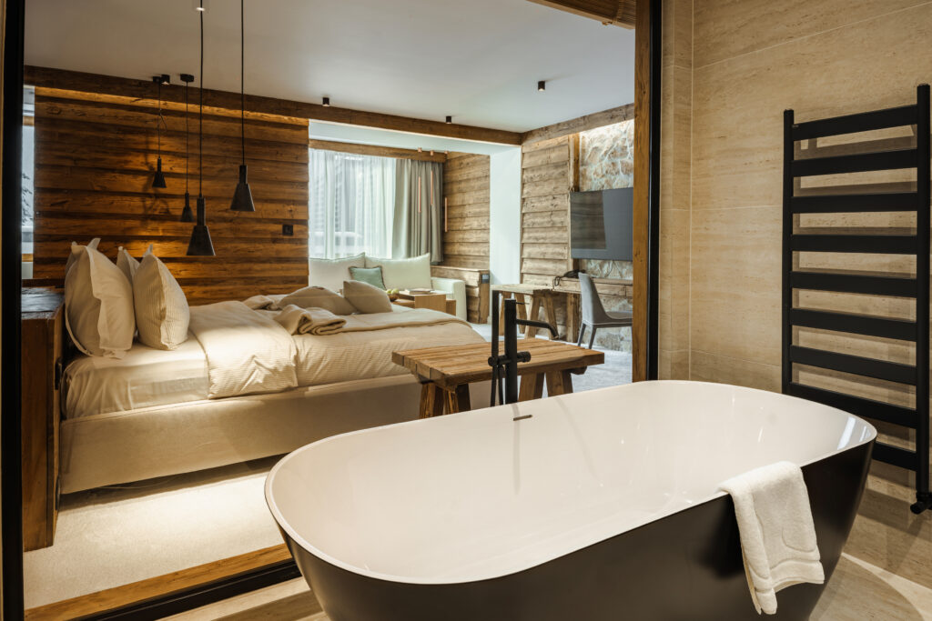 Екстериор в Flora Boutique Hotel – зимен изглед · планинска атмосфера