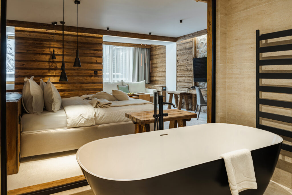 Екстериор в Flora Boutique Hotel – зимен изглед · планинска атмосфера