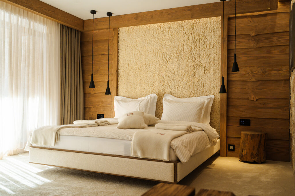 Екстериор в Flora Boutique Hotel – зимен изглед · планинска атмосфера