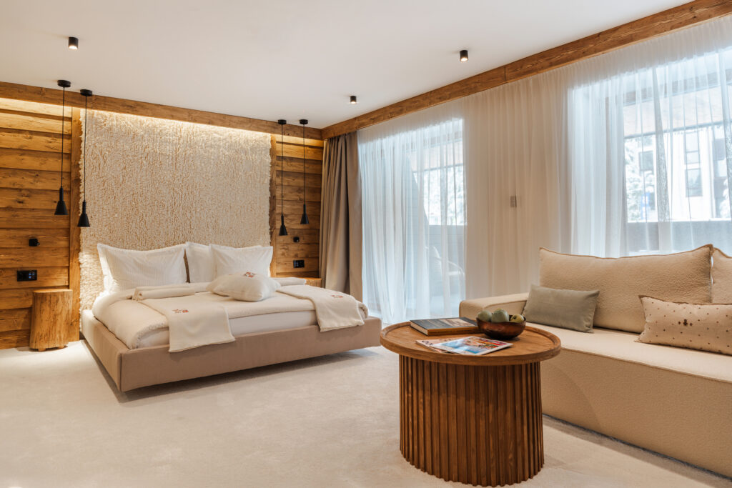 Екстериор в Flora Boutique Hotel – зимен изглед · планинска атмосфера