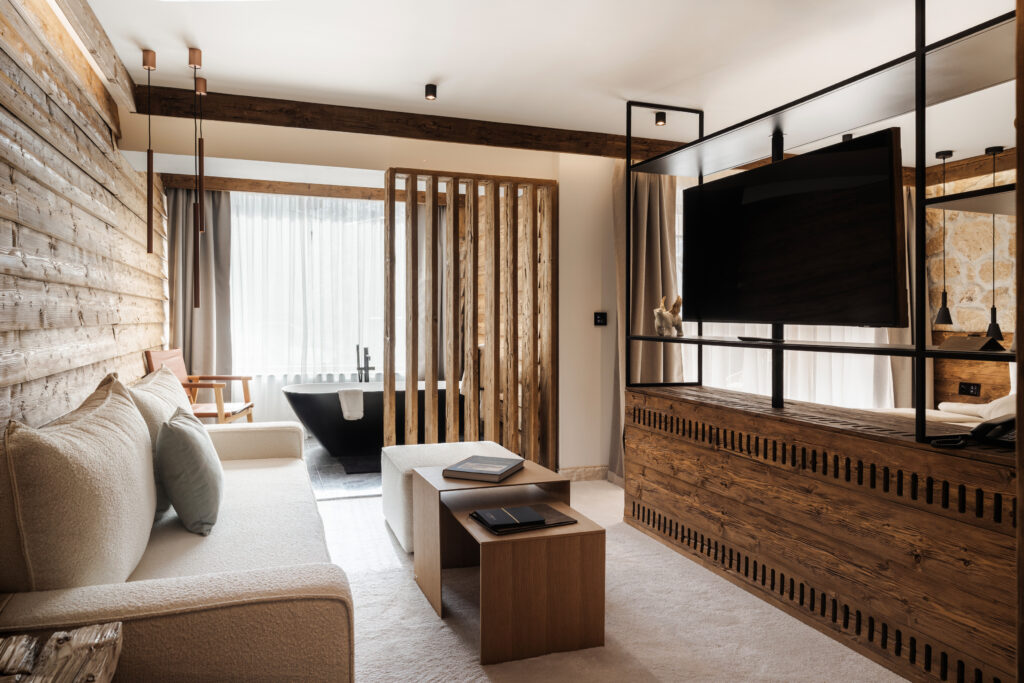 Екстериор в Flora Boutique Hotel – зимен изглед · планинска атмосфера