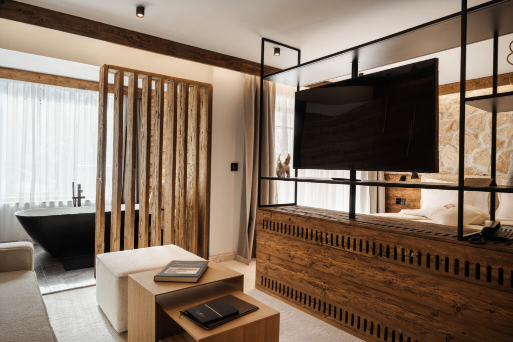 Екстериор в Flora Boutique Hotel – зимен изглед · планинска атмосфера