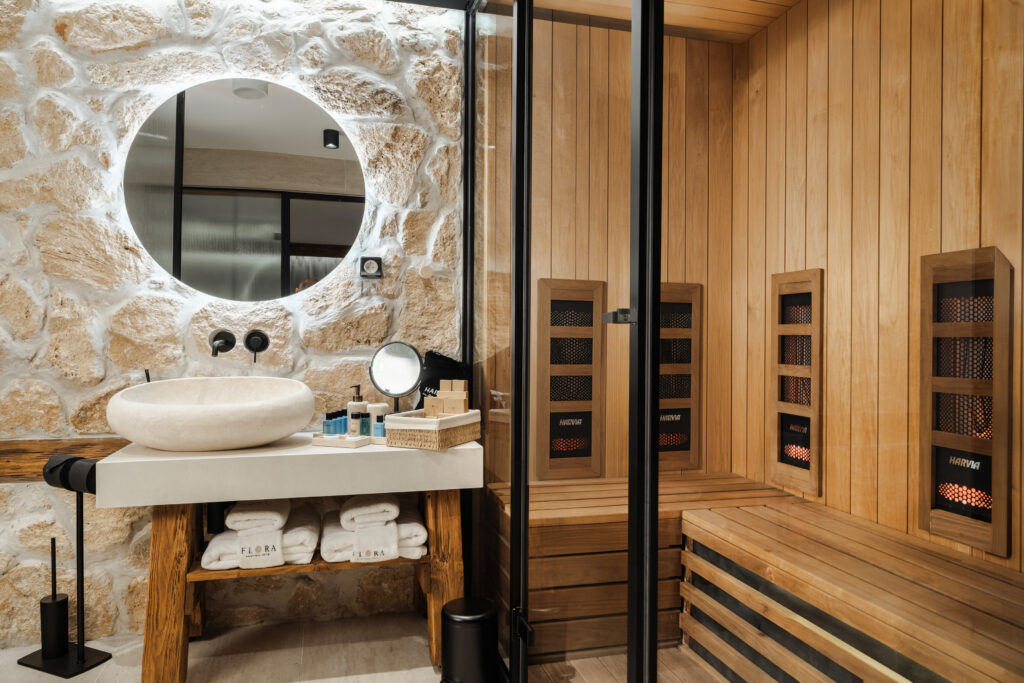 Екстериор в Flora Boutique Hotel – зимен изглед · планинска атмосфера