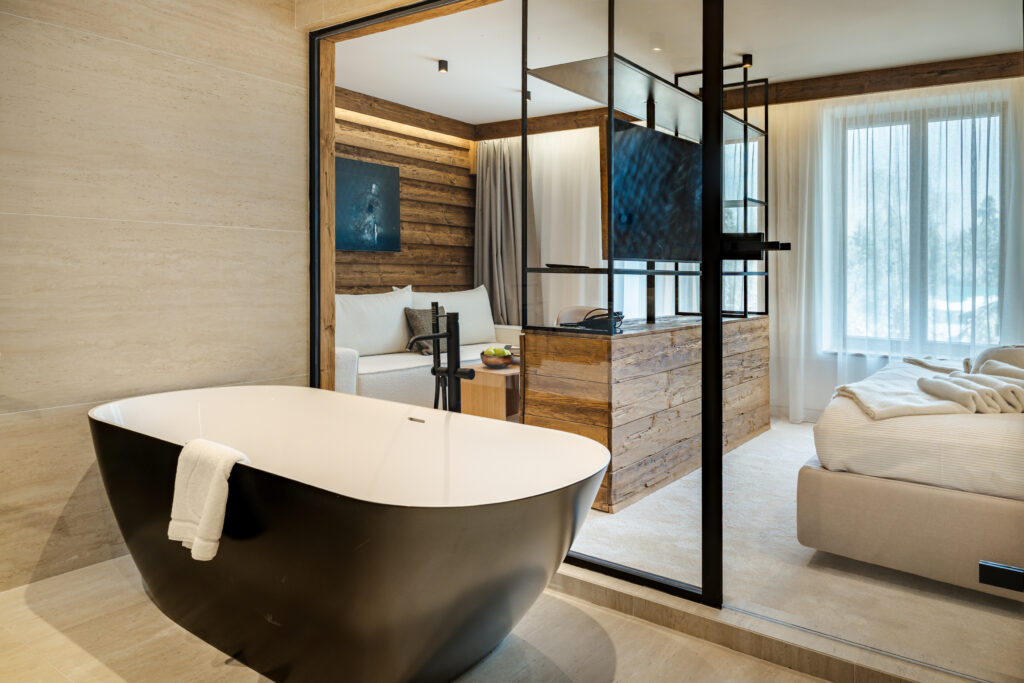 Екстериор в Flora Boutique Hotel – зимен изглед · планинска атмосфера