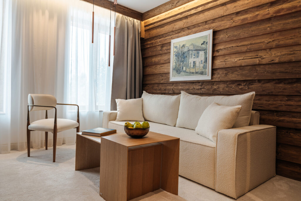 Екстериор в Flora Boutique Hotel – зимен изглед · планинска атмосфера