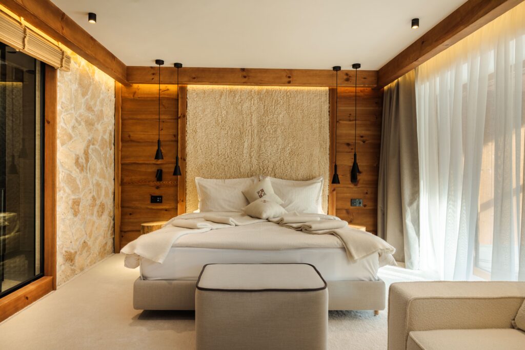 Екстериор в Flora Boutique Hotel – зимен изглед · планинска атмосфера