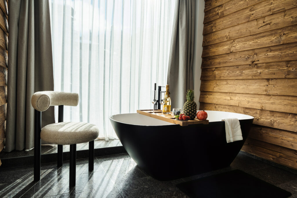 Екстериор в Flora Boutique Hotel – зимен изглед · планинска атмосфера