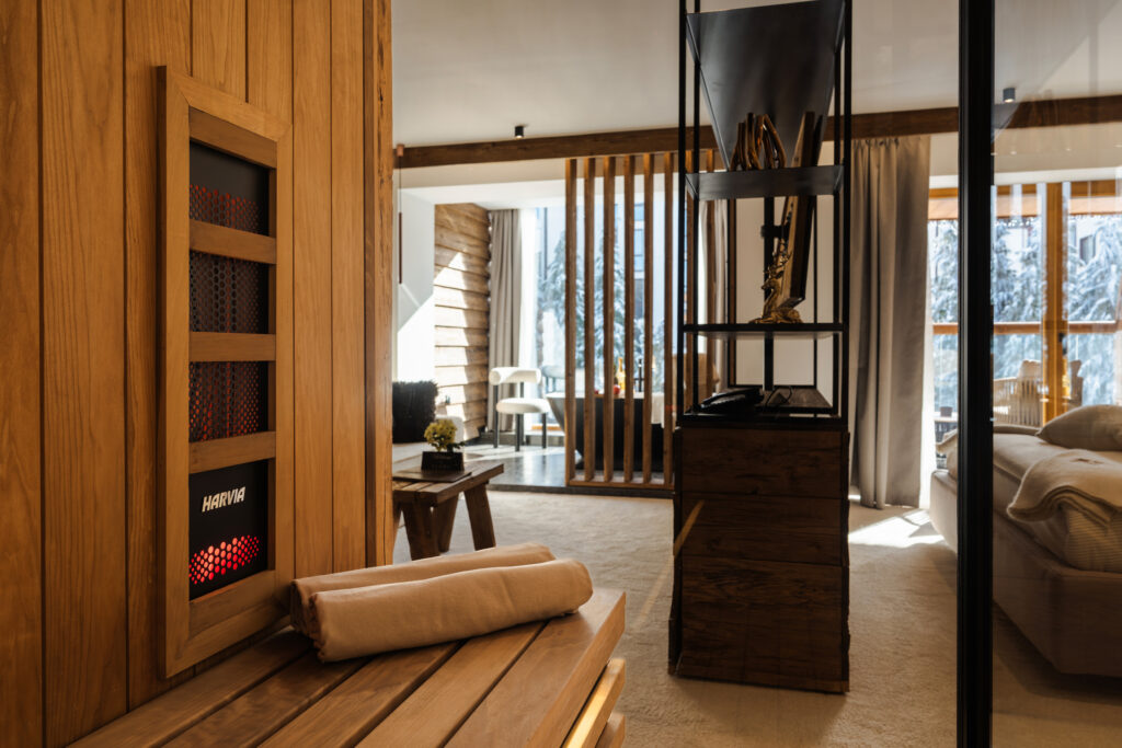 Екстериор в Flora Boutique Hotel – зимен изглед · планинска атмосфера