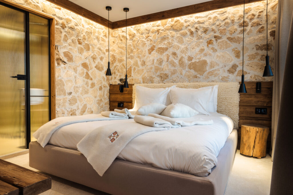 Екстериор в Flora Boutique Hotel – зимен изглед · планинска атмосфера