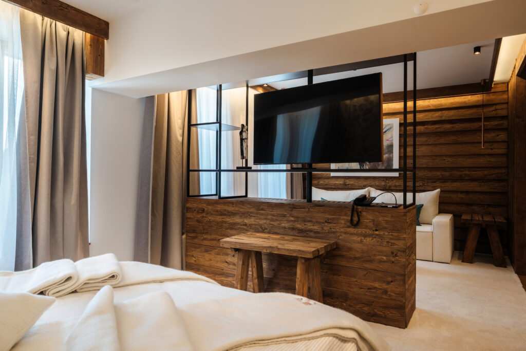 Екстериор в Flora Boutique Hotel – зимен изглед · планинска атмосфера
