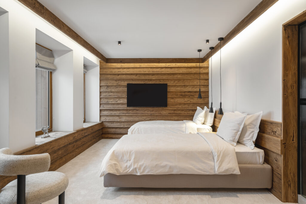 Екстериор в Flora Boutique Hotel – зимен изглед · планинска атмосфера
