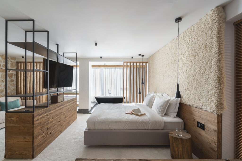 Екстериор в Flora Boutique Hotel – зимен изглед · планинска атмосфера