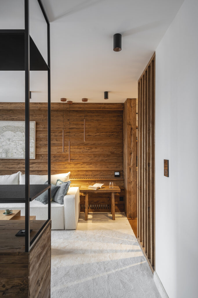 Екстериор в Flora Boutique Hotel – зимен изглед · планинска атмосфера