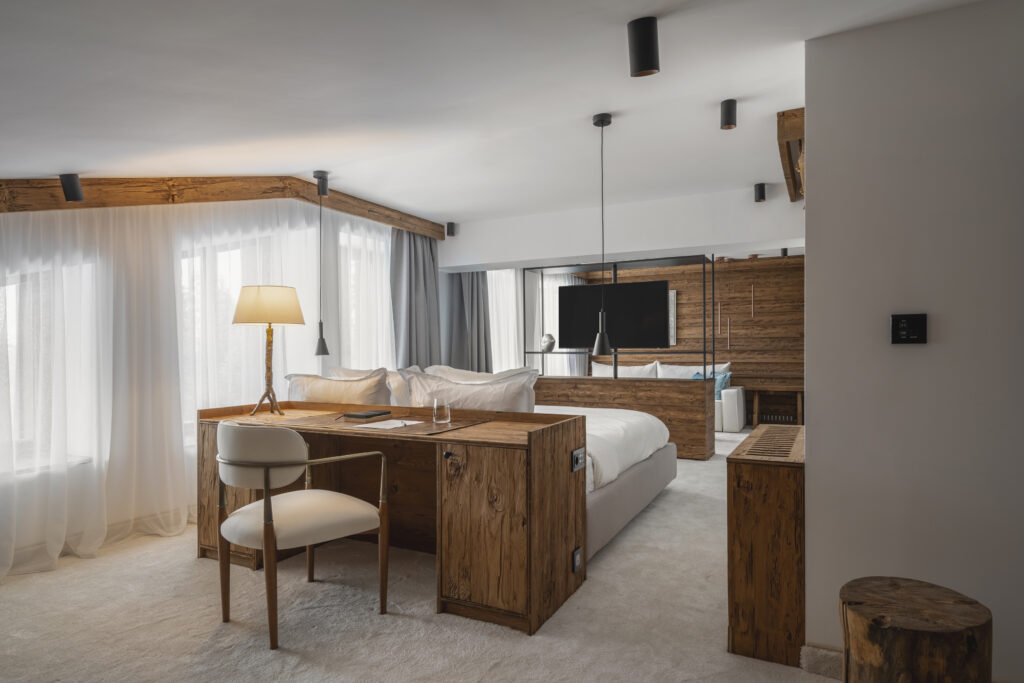 Екстериор в Flora Boutique Hotel – зимен изглед · планинска атмосфера